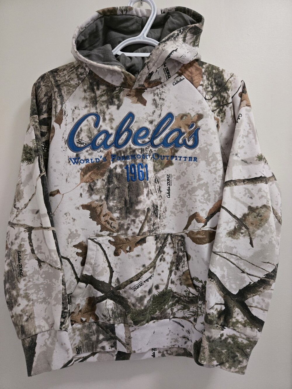 Mens Cabelas Camoflauge Hoodie